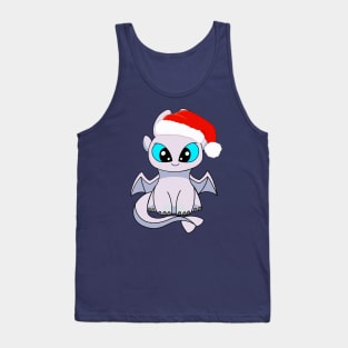 Christmas light fury dragon, how to train your dragon Christmas art, cute baby dragon, httyd Tank Top